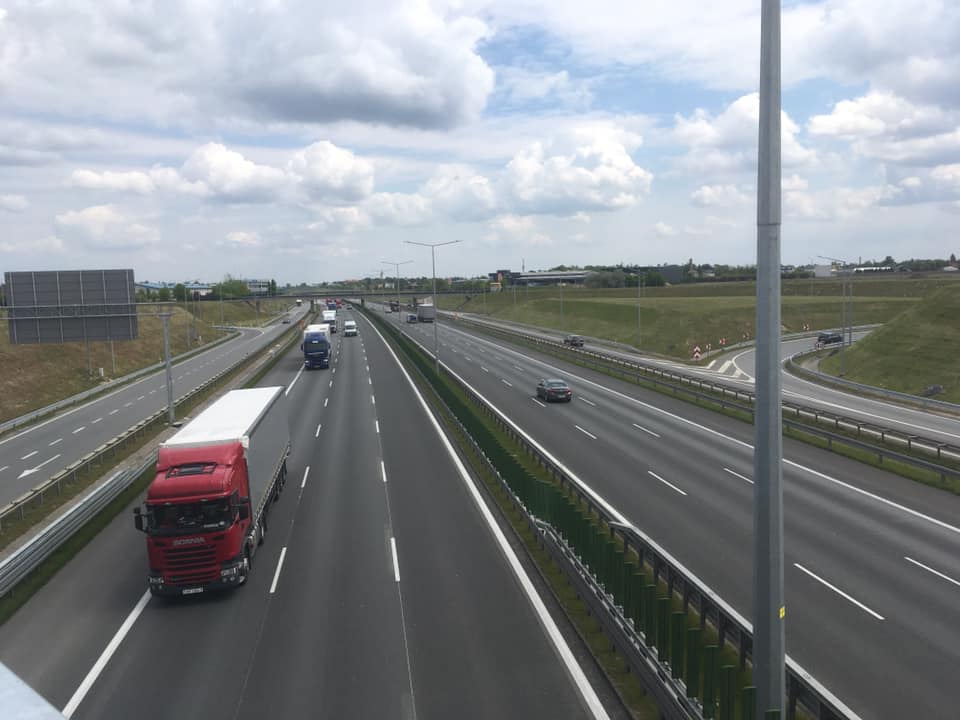 Oznakowanie Poziome Obwodnica Poznania Autostrada A2